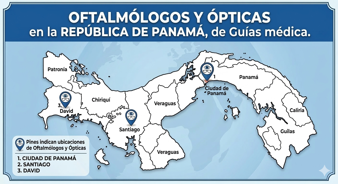 mapa oftalm y opticas rep panama